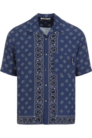 Palm Angels Skjorte, Herre, Flerfarvet, M, Paisley Bowling Skjorte
