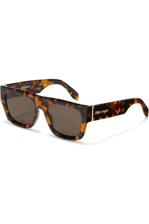 Palm Angels Tilbehør, unisex, Brun, 54 MM, Uld, Pixley Solbriller