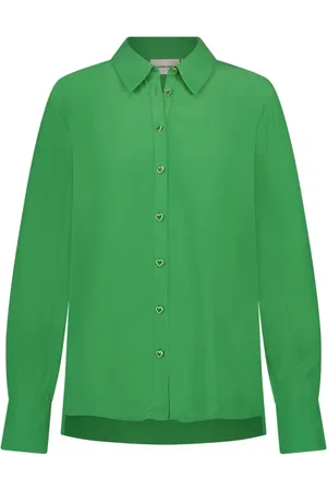 Fabienne Chapot Bluser & Skjorter, Dame, Grøn, S, Uld, Salma Bluse
