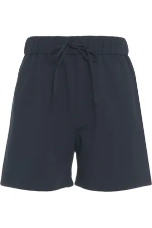 Gender Shorts, Dame, Blå, S, Uld, Blå Bermuda Shorts Elastisk Talje