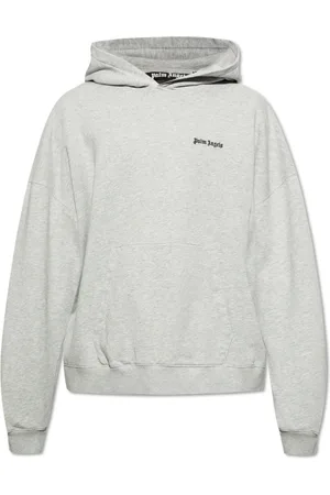 Palm Angels Sweathshirts & Hoodies, Herre, Grå, S, Bomuld, Hoodie
