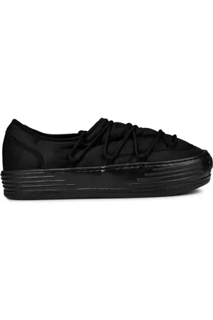 Palm Angels Sko, Herre, Sort, 42 EU, Polyester, Snow Puffed Logo Sneakers