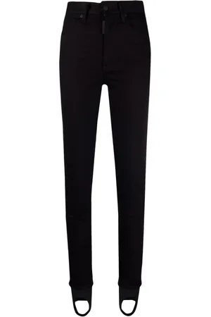 Dsquared2 Jeans, Dame, Sort, M, Denim, Straight Denim Jeans