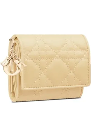 Dior Tilbehør, Dame, Gul, ONE SIZE, Lotus Wallet
