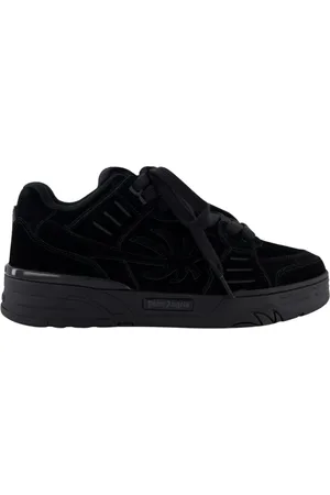 Palm Angels Sko, Herre, Sort, 43 EU, Suede, Venice Suede Sneakers