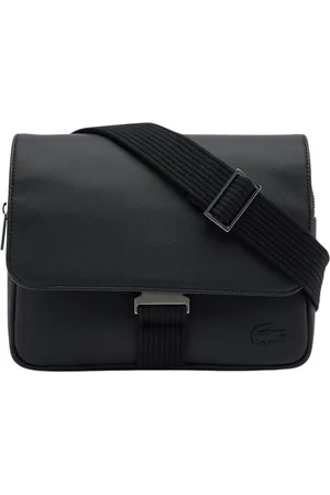 Lacoste Taske, unisex, Sort, ONE SIZE, Uld, Klassisk Flap Messenger Taske