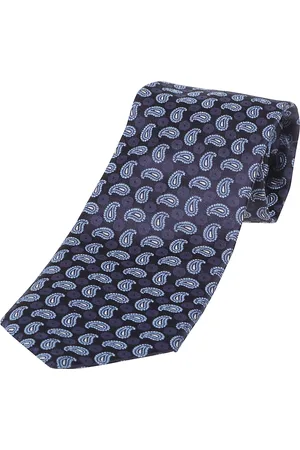 Etro Tilbehør, Herre, Blå, ONE SIZE, Elegant Silkeslips til Mænd
