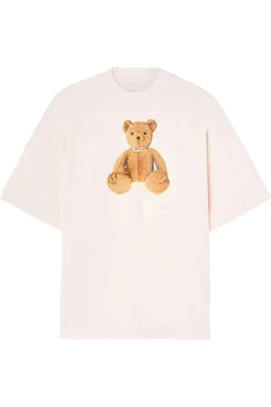 Palm Angels Top, Dame, Lyserød, M, Bomuld, Bear In Mind Løs T-shirt