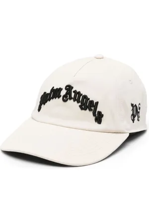 Palm Angels Tilbehør, Herre, Hvid, ONE SIZE, Uld, Stilfuld Kasket