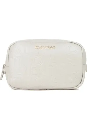 Valentino by Mario Valentino Taske, unisex, Grå, ONE SIZE, Uld, Lio Re Lynlås Skønhedstaske