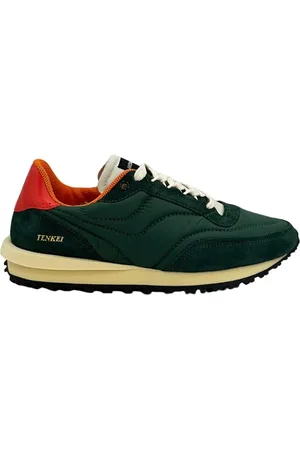 Hidnander Sko, Herre, Grøn, 42 EU, Læder, Verde Sneaker - Tenkei Track
