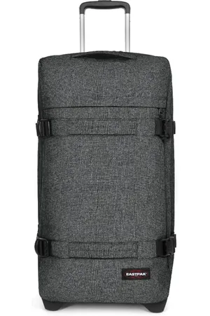 Eastpak Kuffert, unisex, Grå, ONE SIZE, Denim, Funktionel Mellemstørrelse Bagage Sort Denim