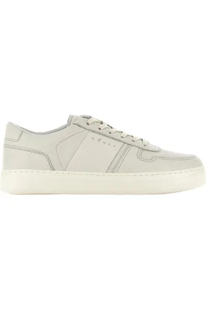 Hogan Sko, Herre, Hvid, 40 1/2 EU, Læder, Hvide lædersneakers