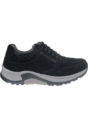 Gabor Sko, Herre, Sort, 39 EU, Suede, Walking Sneaker