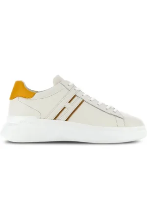 Hogan Sko, Herre, Hvid, 45 EU, Læder, H580 Sneakers