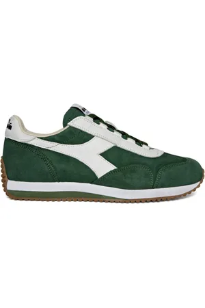 Diadora Sko, Herre, Grøn, 43 EU, Grønne Heritage Sneakers