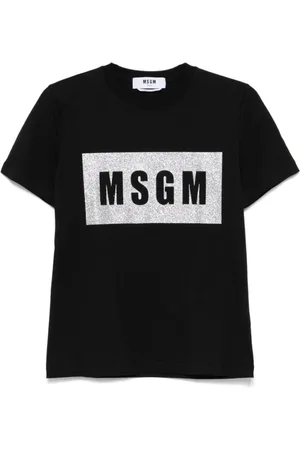 Msgm Top, Dame, Sort, S, Bomuld, 99c Tee