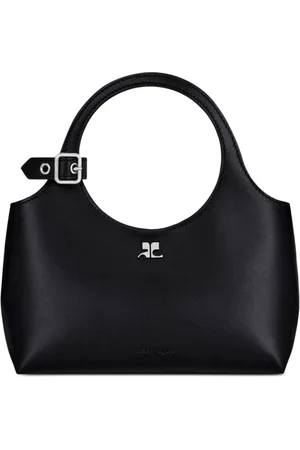 Courrèges Taske, Dame, Sort, ONE SIZE, Uld, Top Handle Skuldertaske