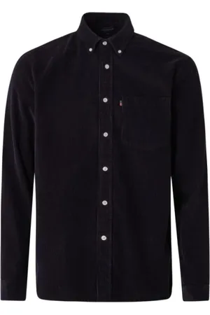 Lexington Skjorte, Herre, Blå, XL, Corduroy Casual Skjorte