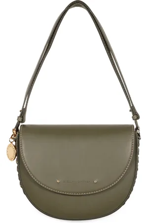 Stella McCartney Taske, Dame, Grøn, ONE SIZE, Uld, Vegansk læder skuldertaske