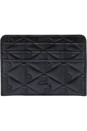 Lacoste Tilbehør, unisex, Sort, ONE SIZE, Uld, Stilfuld Kortholder