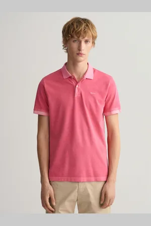 GANT Top, Herre, Lyserød, 2XL, Bomuld, Klassisk Polo Shirt