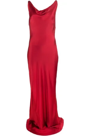 Norma Kamali Kjole, Dame, Rød, M, Maria Gown