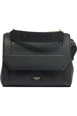 LANCEL Taske, Dame, Sort, ONE SIZE, Læder, Sort Crossbody Taske Ninon