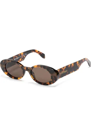 Palm Angels Tilbehør, unisex, Brun, 50 MM, Uld, Stilfulde solbriller