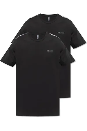 Moschino Top, Herre, Sort, L, Bomuld, To-pak t-shirts fra undertøjssamlingen