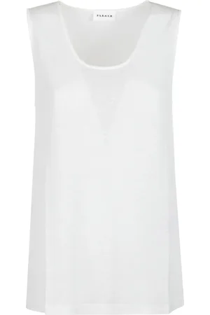 P.A.R.O.S.H. Top, Dame, Hvid, XS, Uld, Babylon Tank Top