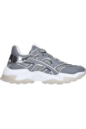 John Richmond Sko, Dame, Grå, 37 EU, Uld, Sneakers Sølv
