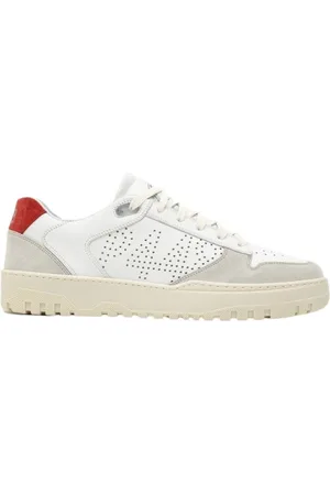P448 Sko, Dame, Hvid, 40 EU, Læder, Mason /Red Sneakers