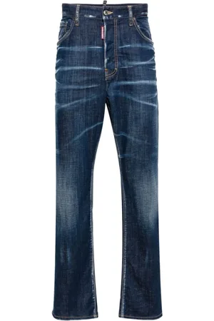 Dsquared2 Jeans, Herre, Blå, M, Bomuld, Stretch-Cotton Skinny Jeans