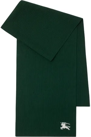Burberry Tilbehør, unisex, Grøn, ONE SIZE, Uld, Stilfuldt tørklæde til alle lejligheder