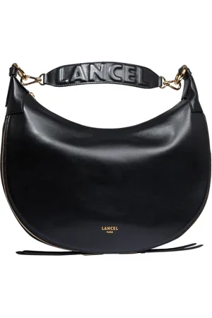 LANCEL Taske, Dame, Sort, ONE SIZE, Uld, Origami Skuldertaske Sort