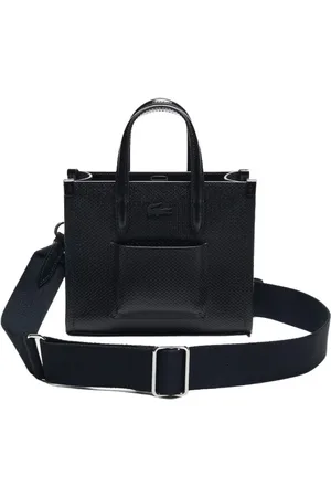 Lacoste Taske, Dame, Sort, ONE SIZE, Læder, Mini Chantaco lædertote taske