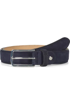 Howard London Tilbehør, Herre, Blå, 95 CM, Læder, Navy Suede Læderbælte