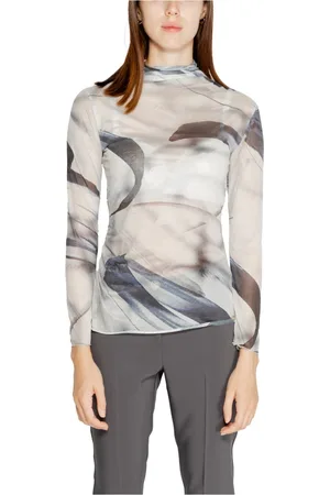 Rinascimento Top, Dame, Grå, S, Polyester, Dame T-shirt Kollektion: Efterår/Vinter