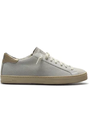P448 Sko, Dame, Hvid, 36 EU, Læder, John W Perf Sneakers