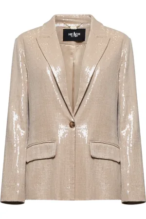 Silvian Heach Jakke, Dame, , XS, Uld, Blazer med pailletter