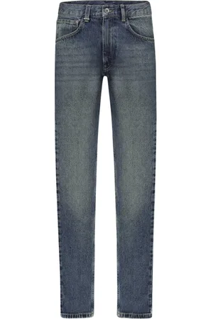 FLÂNEUR Jeans, Herre, Blå, W28, Bomuld, Mørk Indigo Slim Jeans