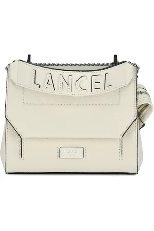 LANCEL Taske, Dame, Hvid, ONE SIZE, Læder, Hvidt læder Crossbody taske Ninon