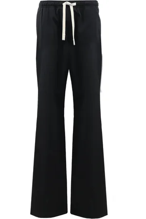 Palm Angels Bukser, Herre, Sort, L, Uld, Monogram Travel Pants