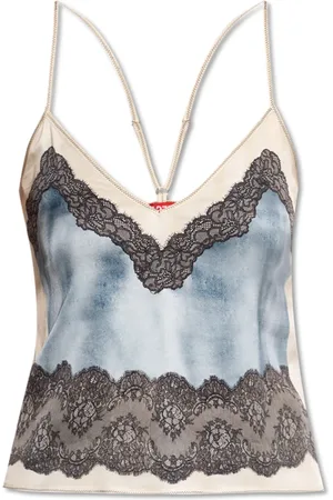 Diesel Top, Dame, Blå, 2XS, Uld, Top T-Asty