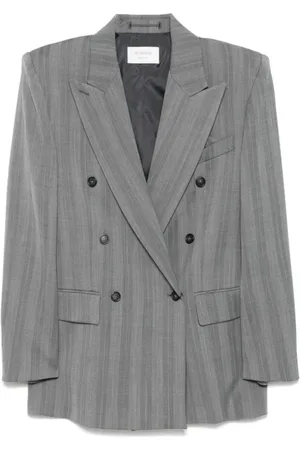 Sportmax Jakke, Dame, Grå, 2XS, Uld, Merlot Blazer