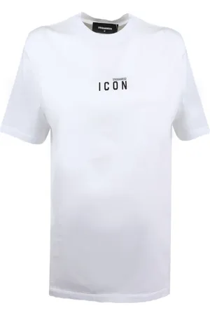 Dsquared2 Top, Dame, Hvid, M, Bomuld, T-Shirt Art