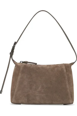 Brunello Cucinelli Taske, Dame, Grå, ONE SIZE, Uld, Duegrå Tasker til Stilfuldt Look