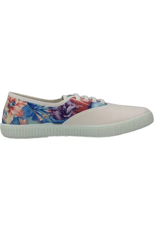 victoria Sko, Dame, Hvid, 36 EU, Uld, Printede Sneakers til Stilfulde Looks