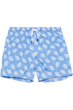 BARBA Badetøj, Herre, Blå, XL, Polyester, Polyester Badeshorts med sidelommer